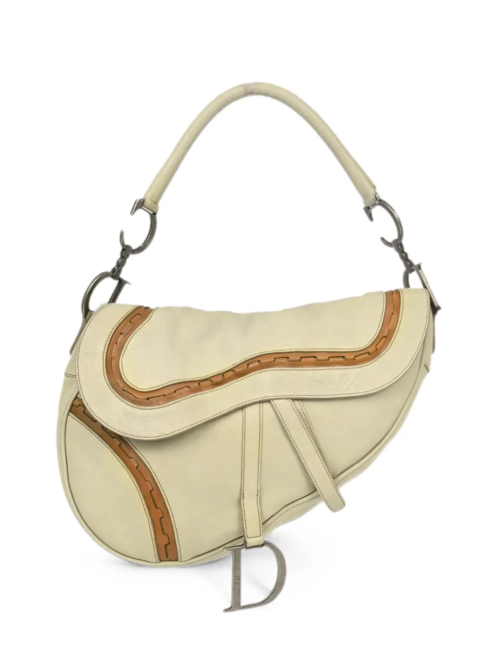 Christian Dior Pre-Owned 2006 Saddle Schultertasche - Nude