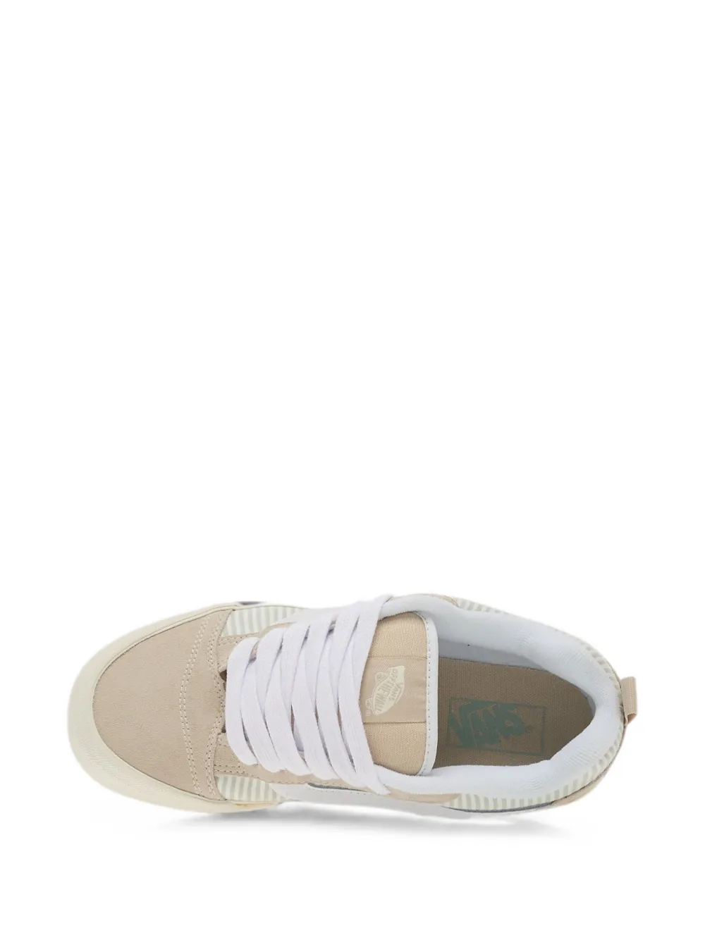 Vans striped low-top sneakers Beige