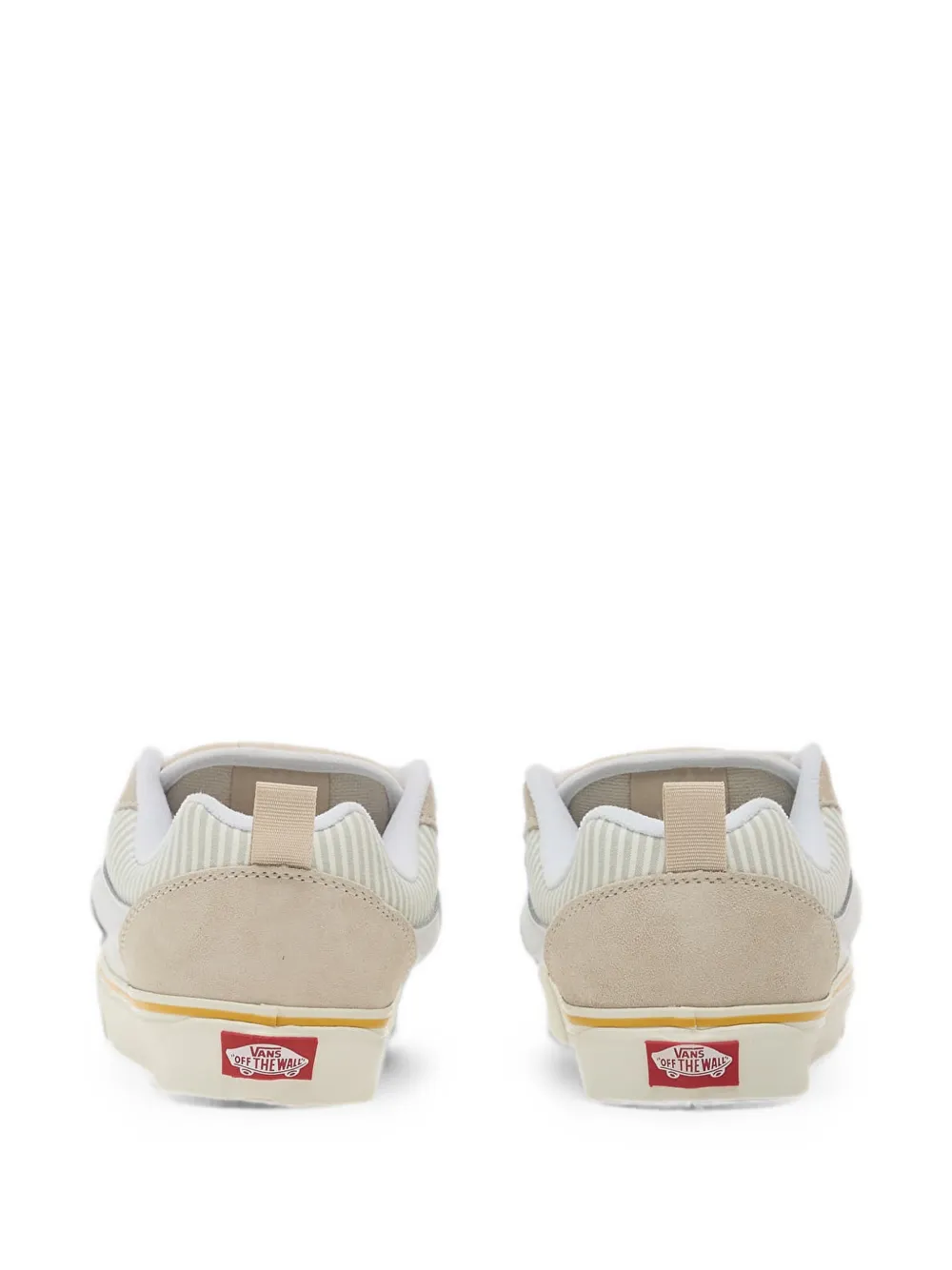 Vans striped low-top sneakers Beige