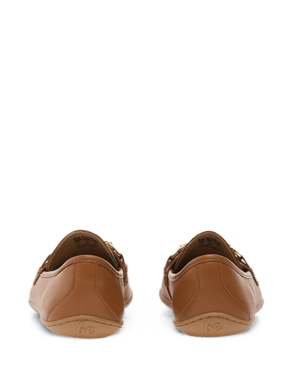 Be Lenka Divella woven-panel horsebit loafers Bruin