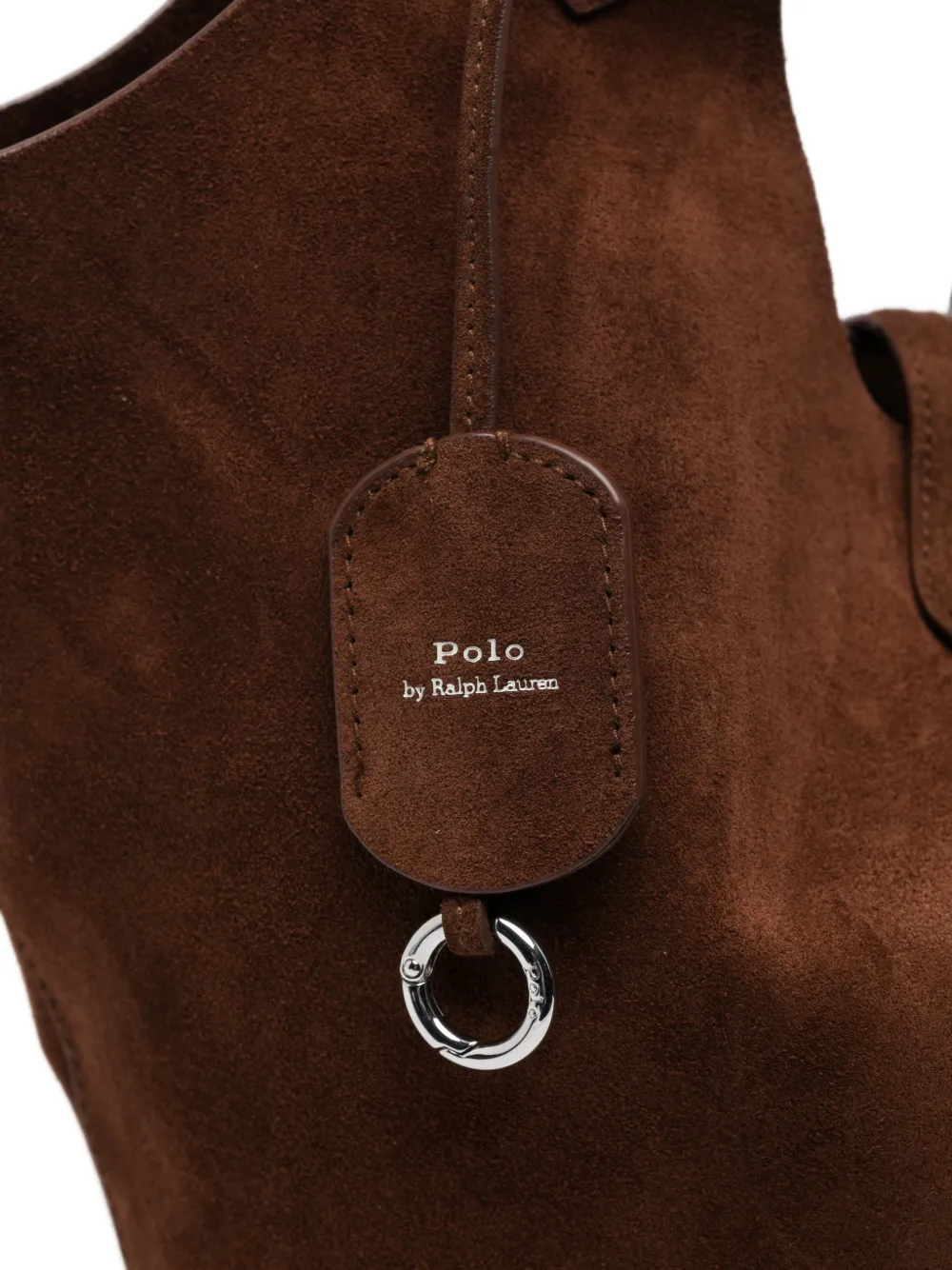 Polo Ralph Lauren Play suède shopper Bruin