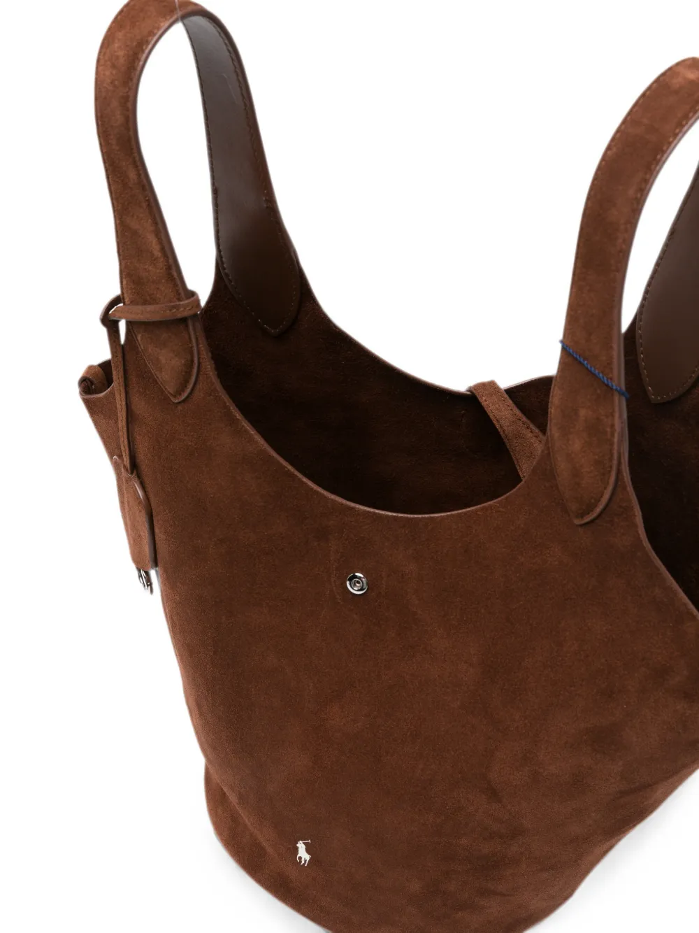 Polo Ralph Lauren Play suède shopper Bruin