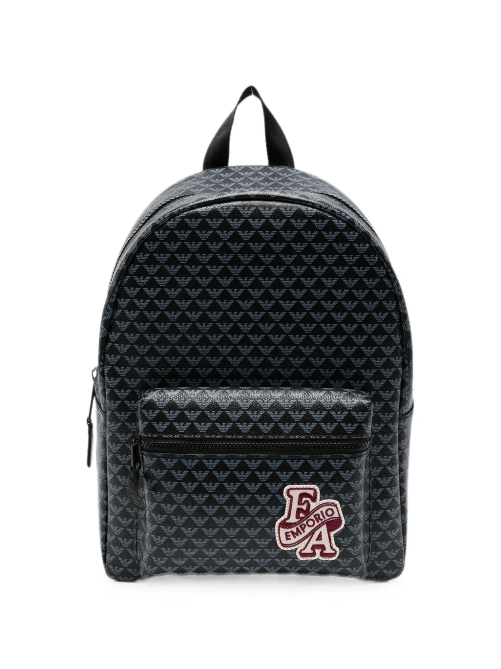 Emporio Armani Kids logo-print backpack - Schwarz