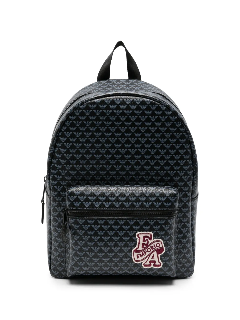 Emporio Armani Kids logo-print backpack - Nero