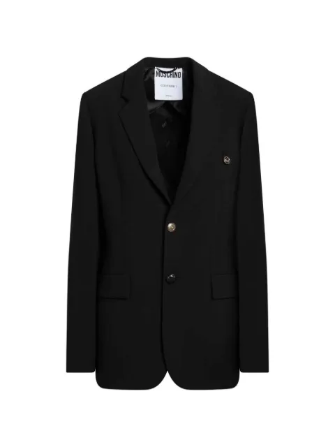 Moschino single-breasted notched-lapel blazer