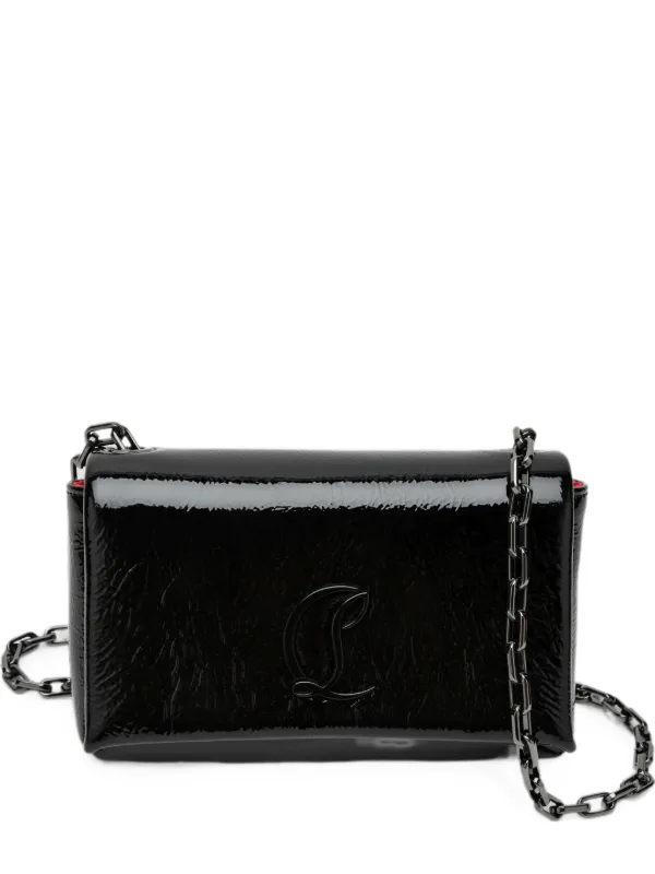 Christian Louboutin Loubi54 Patent Shoulder Bag | ブラック