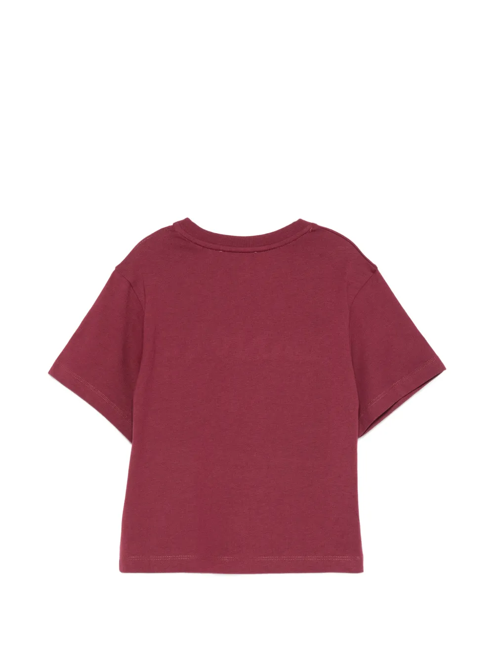 Lanvin Enfant T-shirt met logopatch Rood