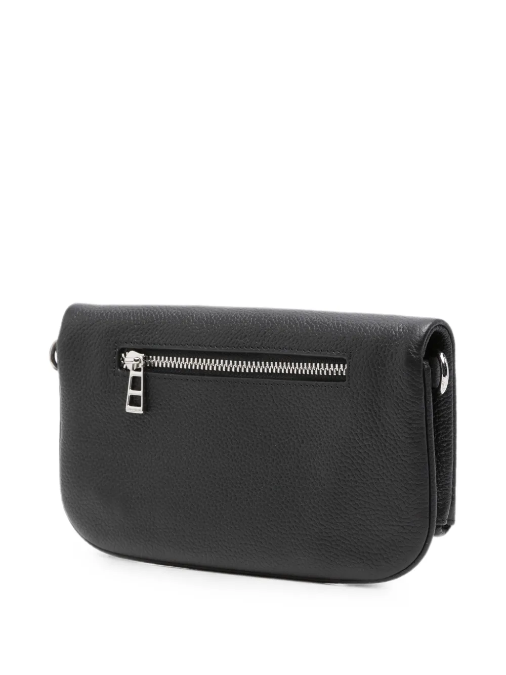 Zadig&Voltaire Rock clutch met graffiti-print Zwart