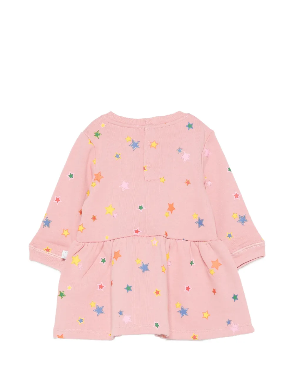Stella McCartney Kids Jurk met lange mouwen en sterrenprint Roze