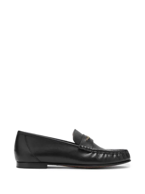 Chloé logo-plaque loafers