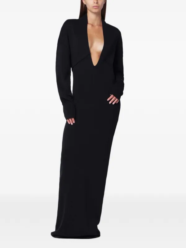 long sleeve black maxi dress formal KOH KOH Womens Full Sleeves Flowy Empire Waist Fall Winter Modest Floor Length Abaya Muslim Bridesmaid Bridal Gown Gowns Dresses, XS 2-4 at Amazon Women's Clothing Size medium measures 59.5 from shoulder to hem Women's Black Chiffon Boat Neck