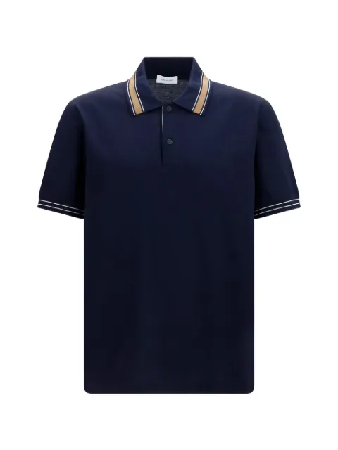 Ferragamo short-sleeve tipped-trim polo shirt