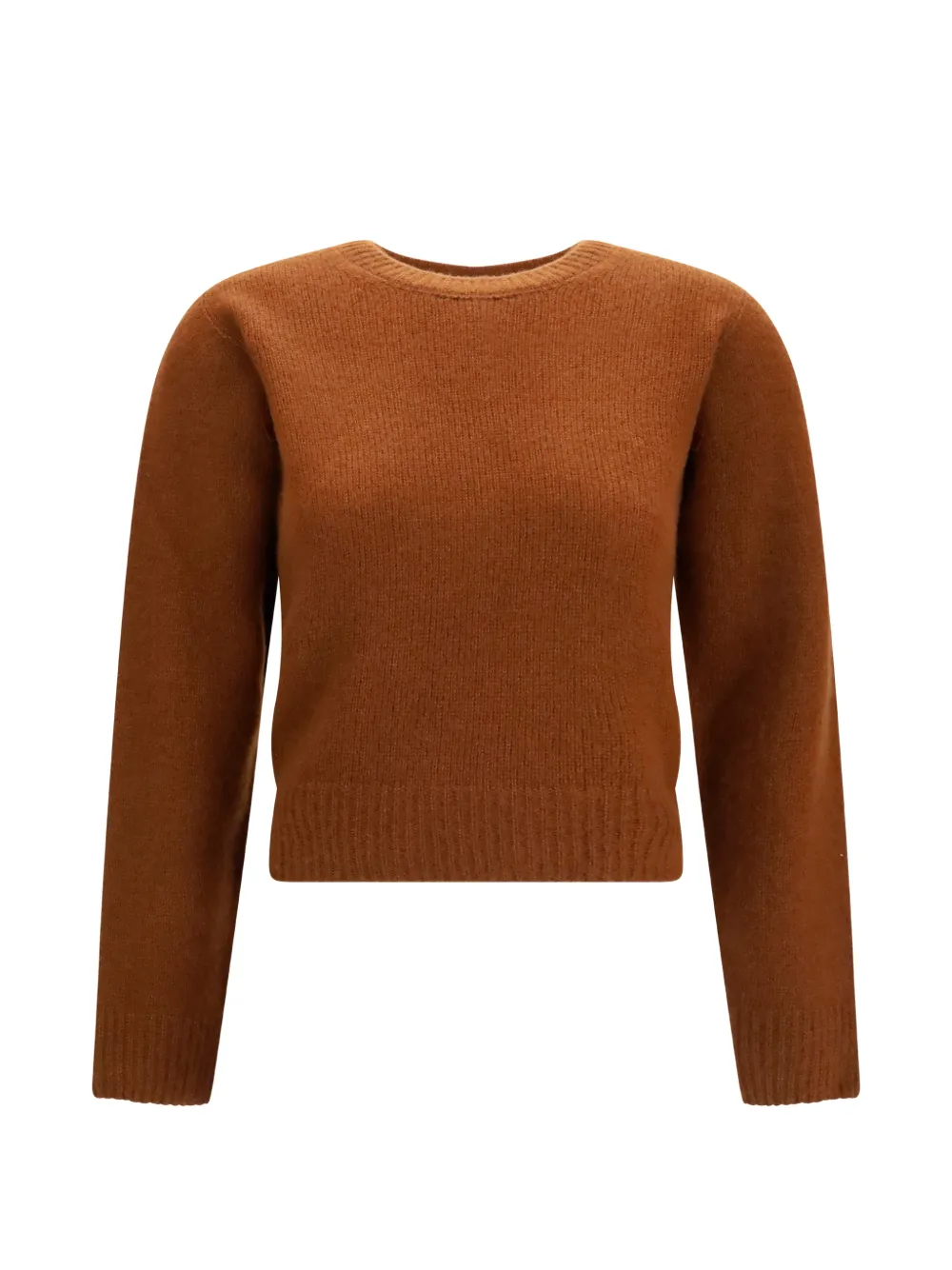 TOM FORD crew-neck knitted sweater - Brown