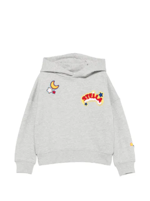 Stella McCartney Kids logo-patch graphic-print hoodie