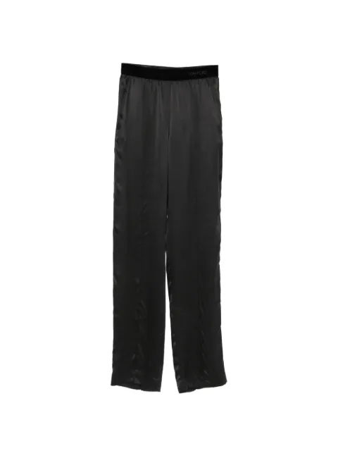 TOM FORD Peach-Feel silk satin PJ trousers