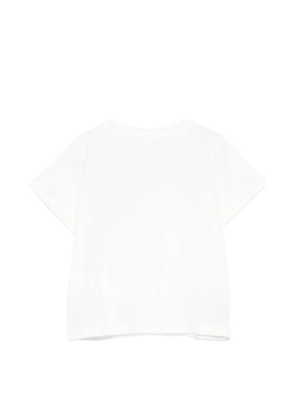 Stella McCartney Kids T-shirt met wolkenpatch Wit