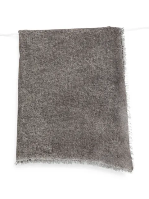 Avant Toi frayed-edge scarf