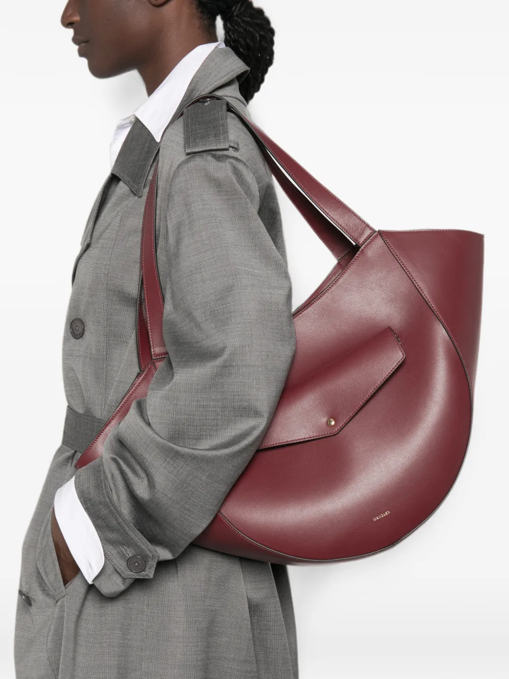 Wandler Asymmetrische shopper Rood
