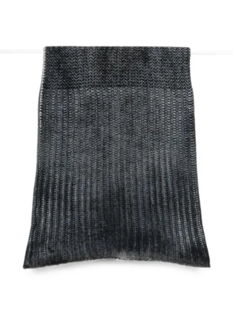 Avant Toi ribbed-knit snood scarf