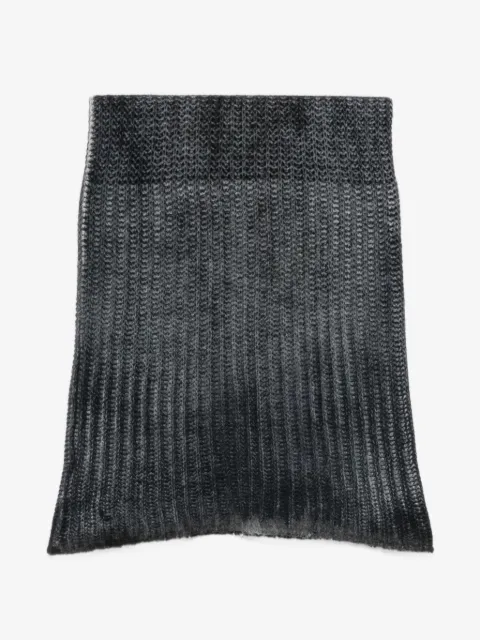 Avant Toi ribbed-knit snood scarf