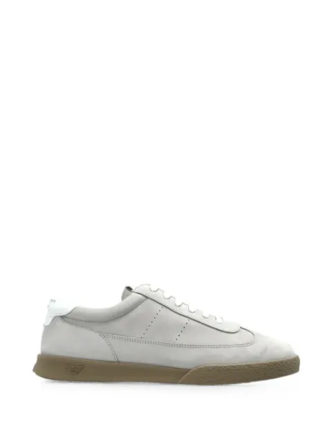 Emporio Armani suede leather sneakers