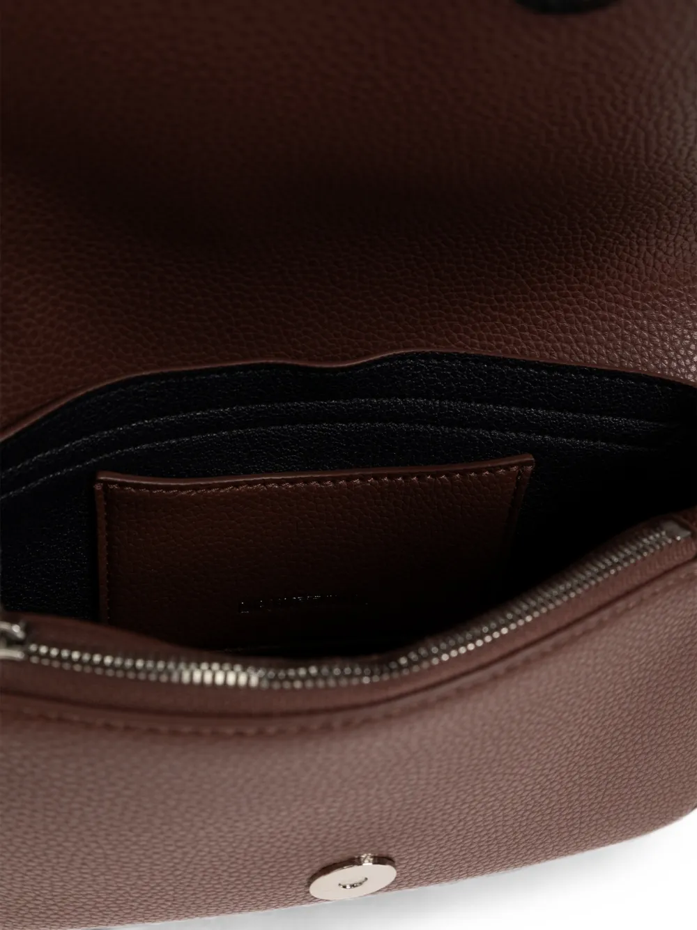 Emporio Armani Schoudertas met bewerkt effect en logoprint Bruin