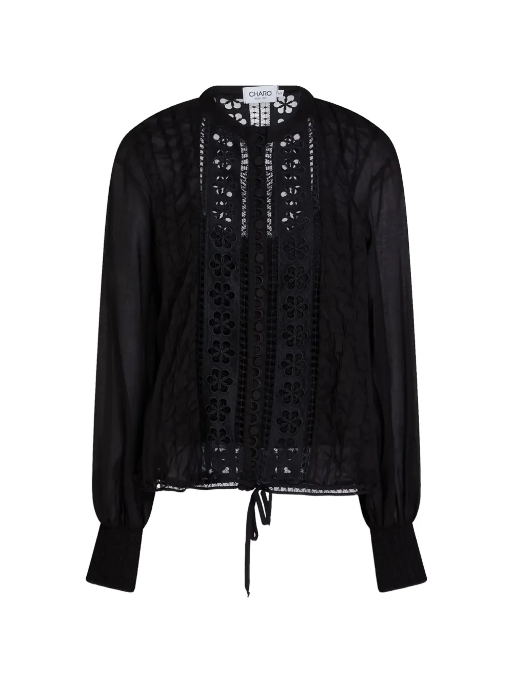 Charo Ruiz Ibiza Donnelie long-sleeved blouse - Nero