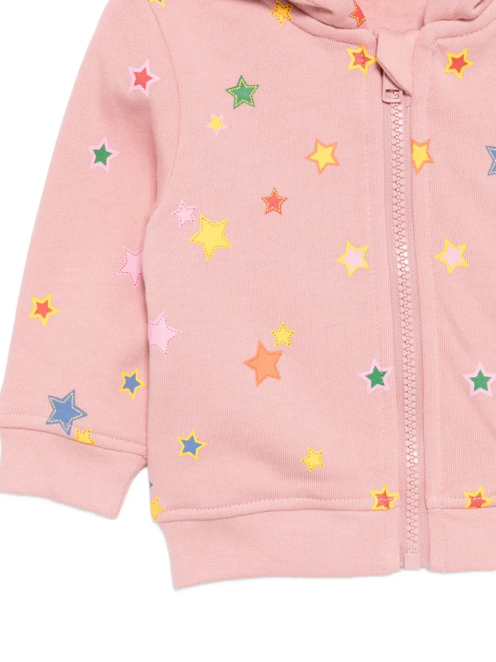 Stella McCartney Kids Hoodie met sterprint Roze