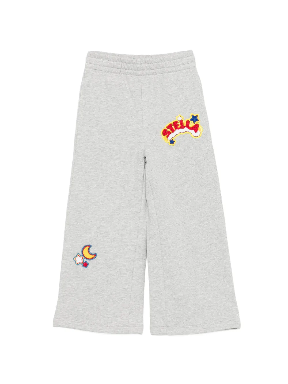 Stella McCartney Kids logo-patch track pants - Grigio