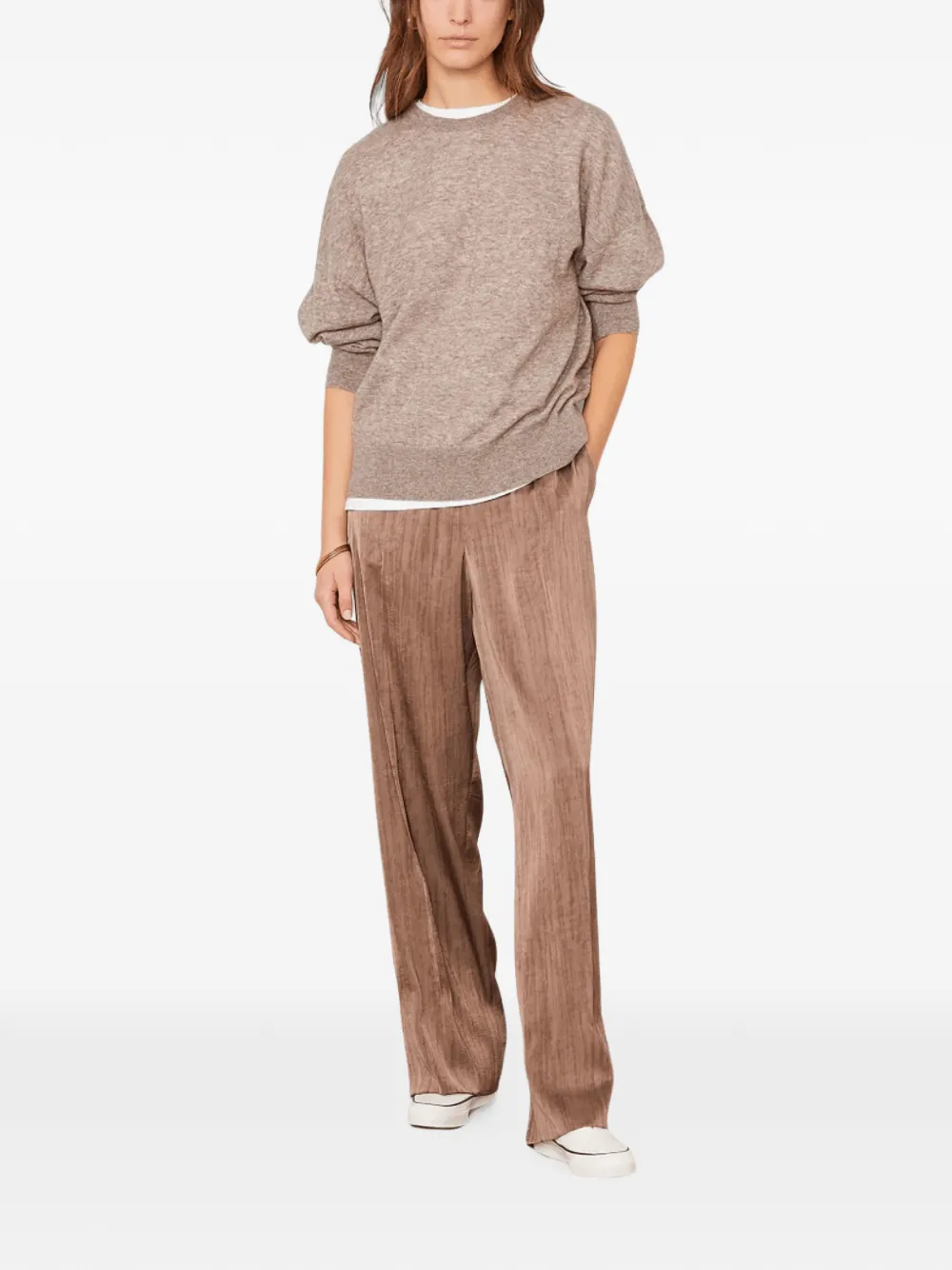 Officine Generale Trui met hoge hals Beige
