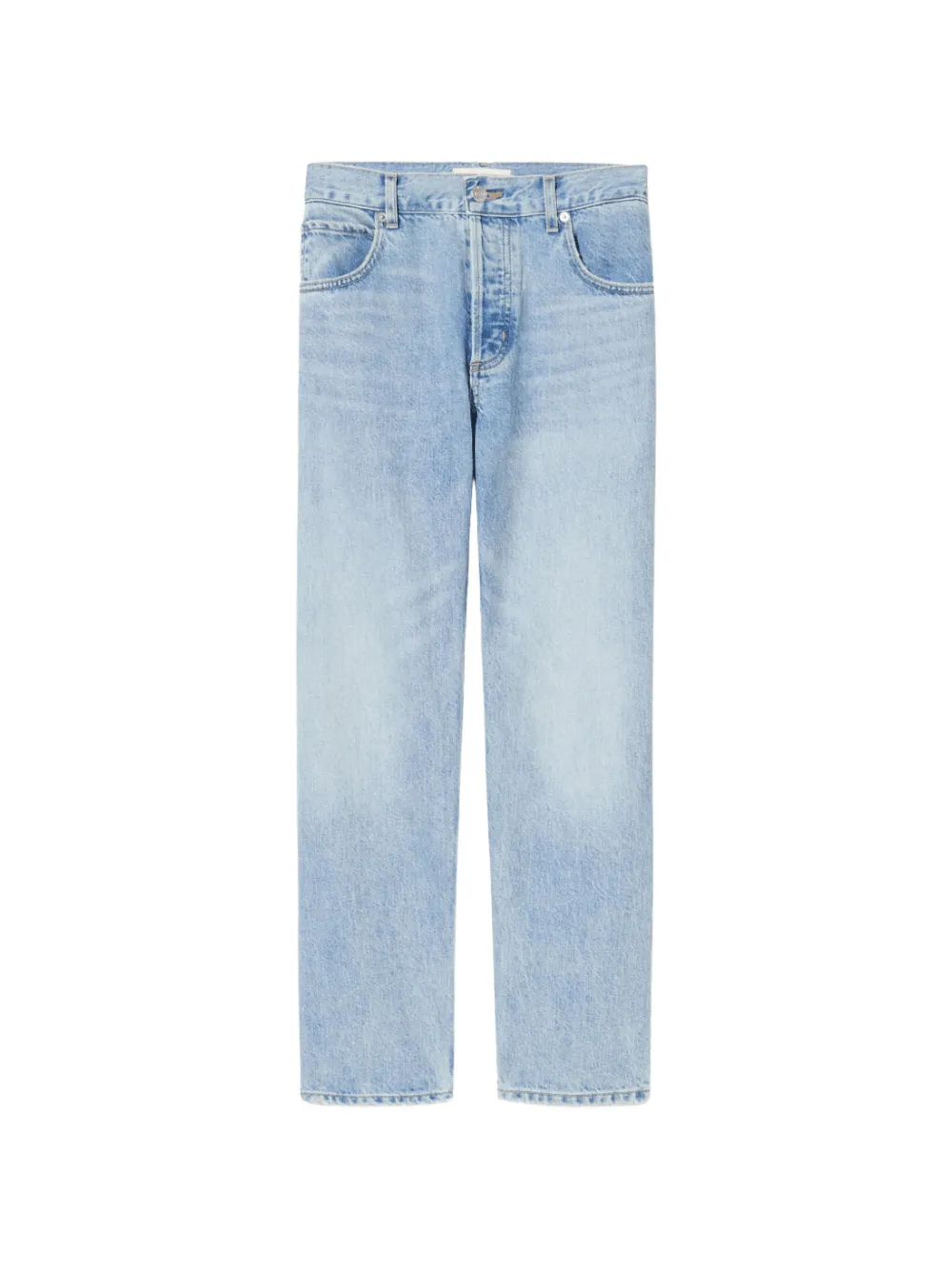 Nili Lotan washed straight-leg jeans - Blu