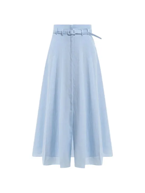 Gabriela Hearst belted midi skirt
