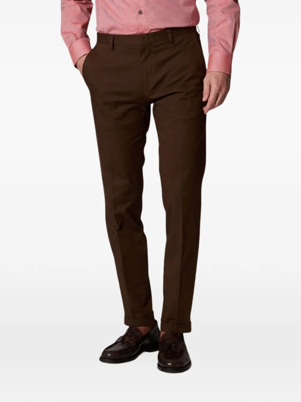 Paul Smith pressed-crease trousers Bruin