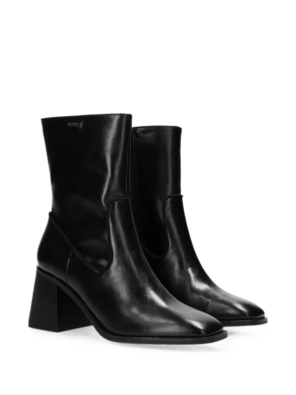 MEXX square-toe block-heel boots Zwart