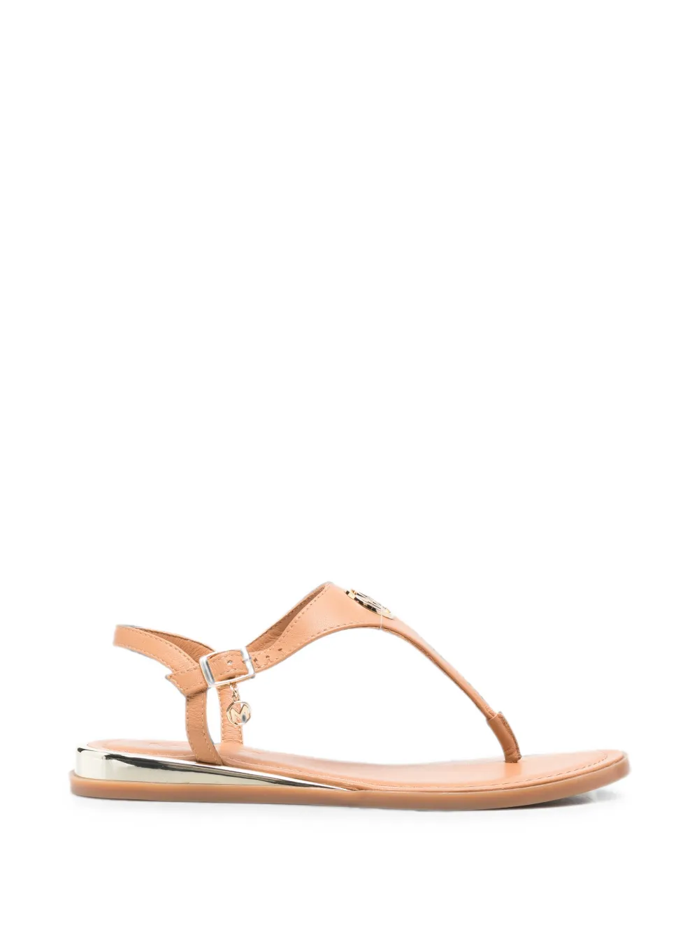 Mexx Logo-plaque Buckled Sandals In 中性色