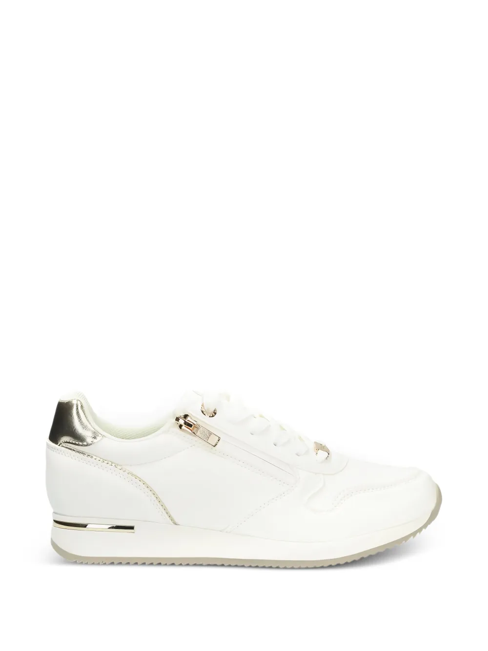MEXX zip-detail metallic-trim sneakers