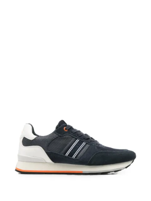 MEXX suede-panelled mesh-detail sneakers
