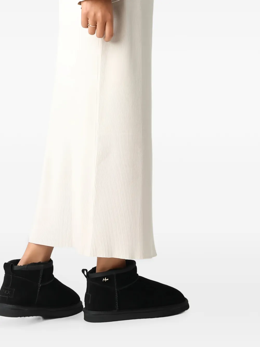 MEXX Olympia suede-finish ankle boots Zwart