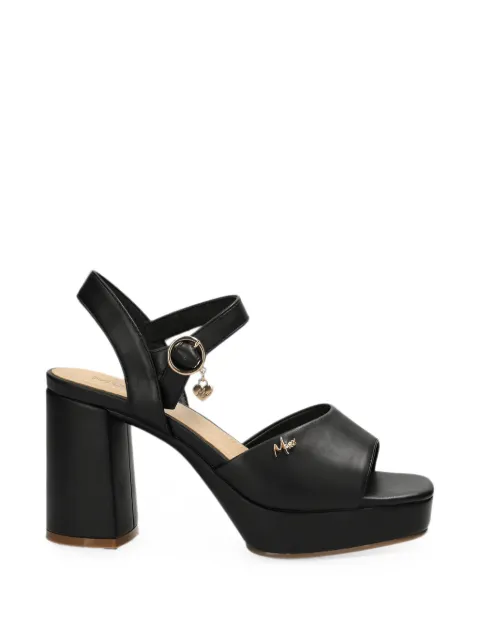 MEXX heart-charm platform sandals