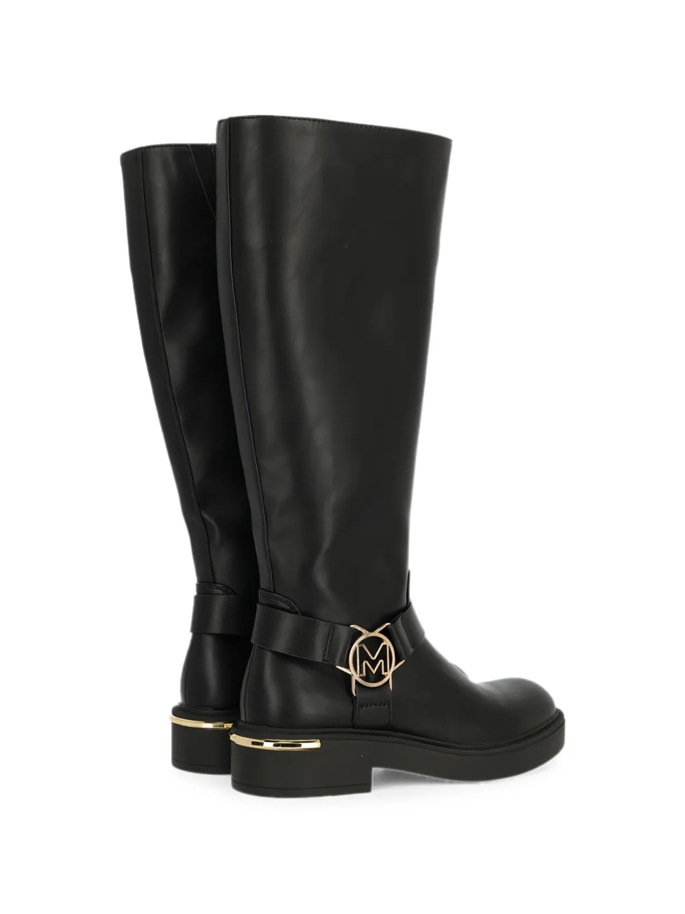 MEXX logo-plaque harness-strap boots Zwart
