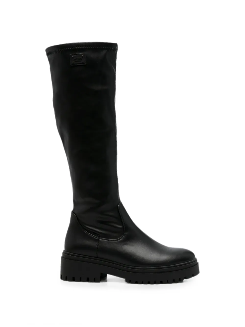 MEXX logo-plaque lug-sole boots