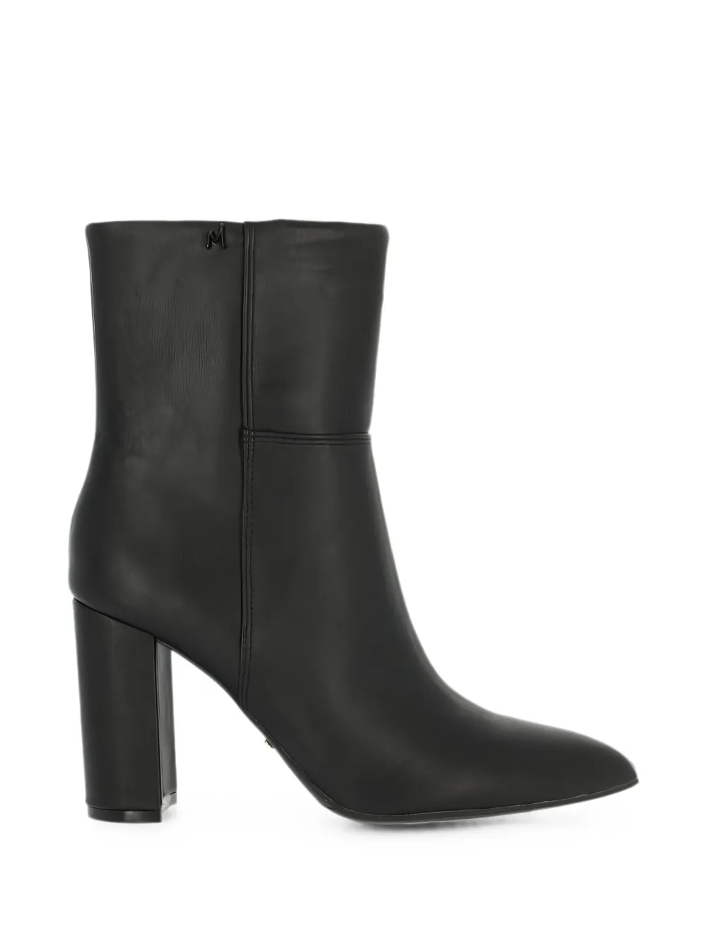 Mexx Pointed-toe Block-heel Boots In Black