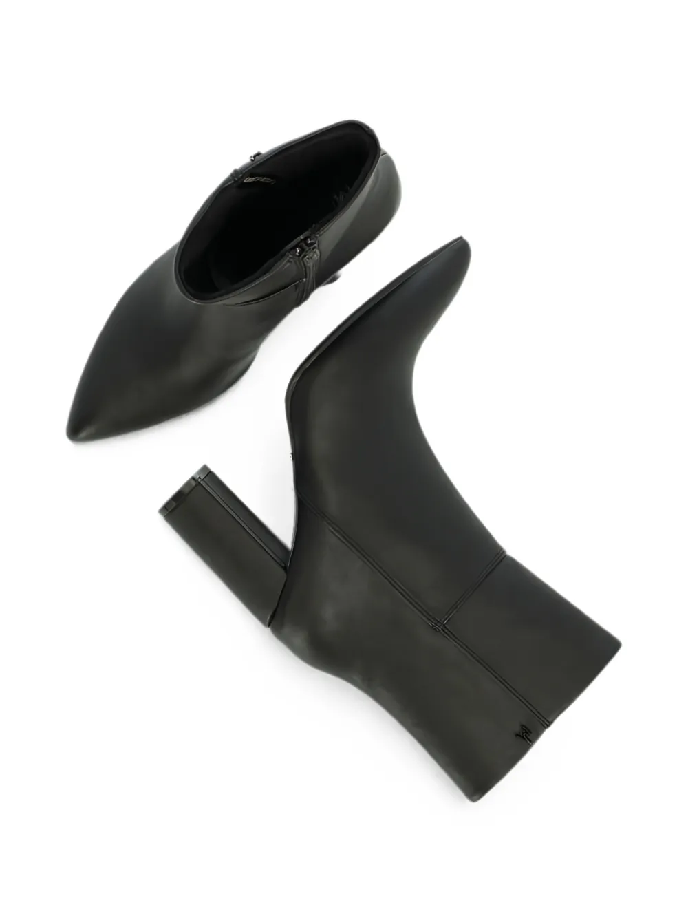 MEXX pointed-toe block-heel boots Zwart