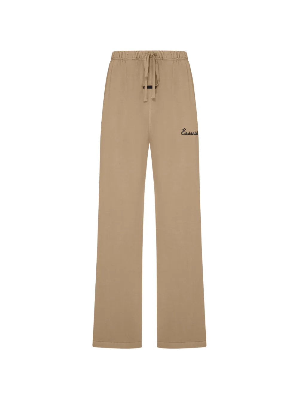 FEAR OF GOD ESSENTIALS Flare logo-patch drawstring track pants - Toni neutri