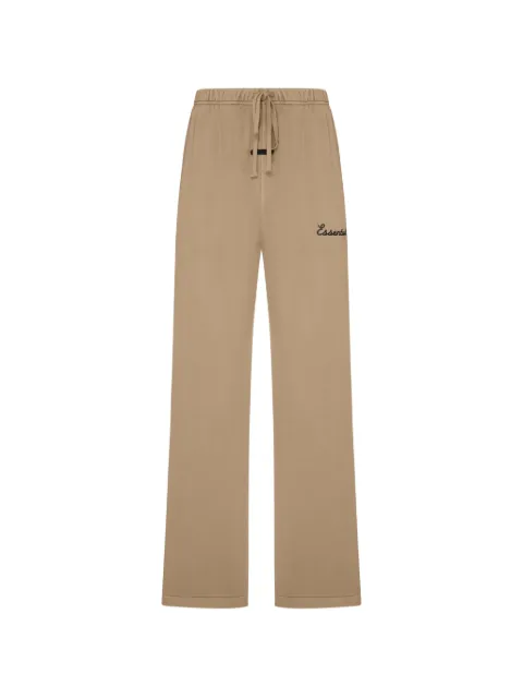 FEAR OF GOD ESSENTIALS Flare logo-patch drawstring track pants