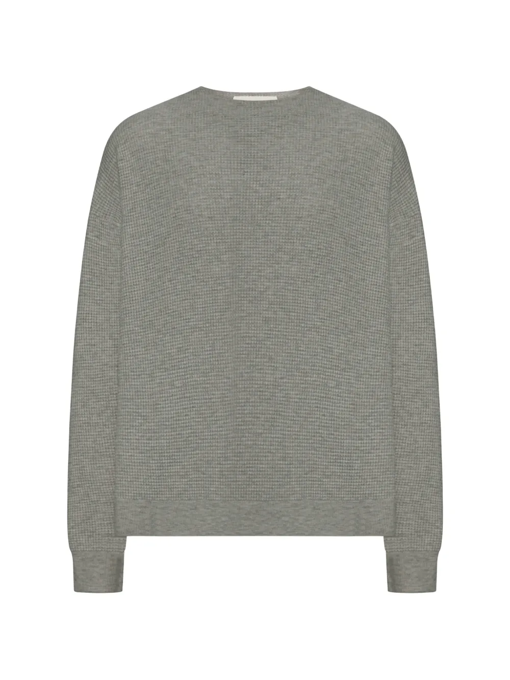 FEAR OF GOD ESSENTIALS Signature 90s waffle-knit sweater - Grau