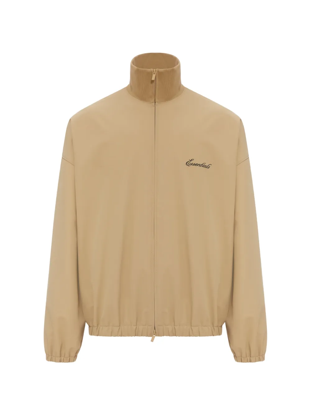 Essentials Signature Logo-embroidered Jacket In Neutral