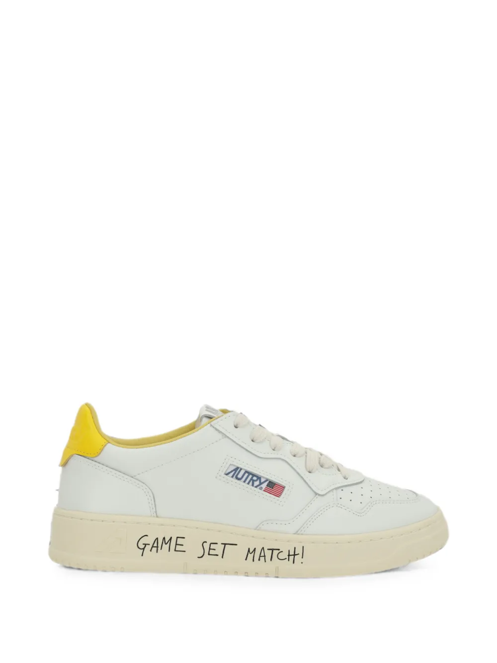 Autry Medalist perforated leather sneakers - Bianco