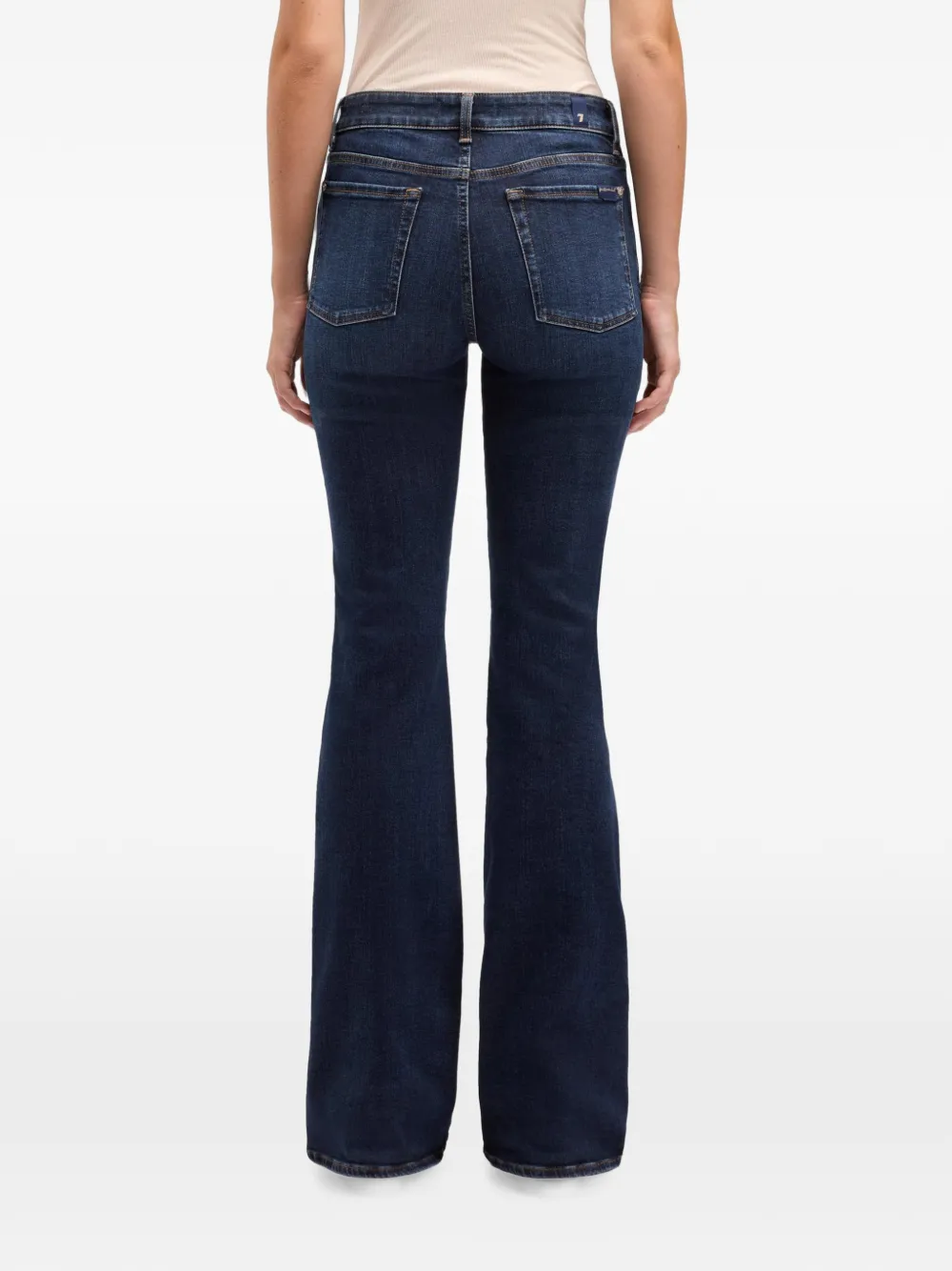 7 For All Mankind Leggy booty jeans Blauw