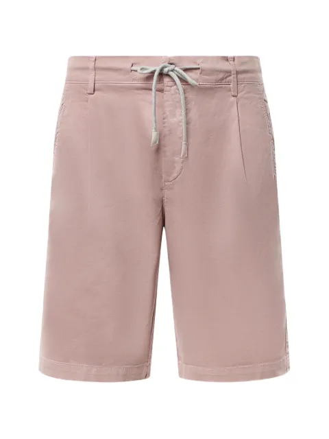 Eleventy pleated drawstring shorts